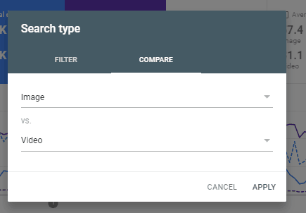 search type در سرچ کنسول